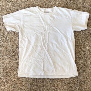 White plain shirt